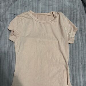 NUDE SLIM FITTING TEE